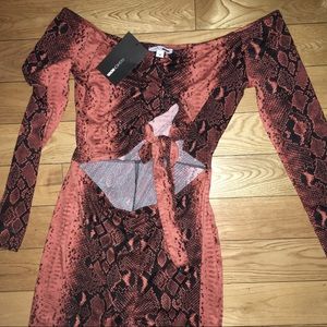 Snake print jumpsuit